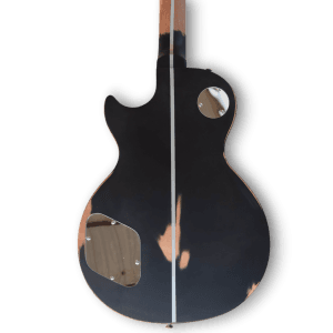Custom Made Black Matt LP Style Electric Guitar - Image 6