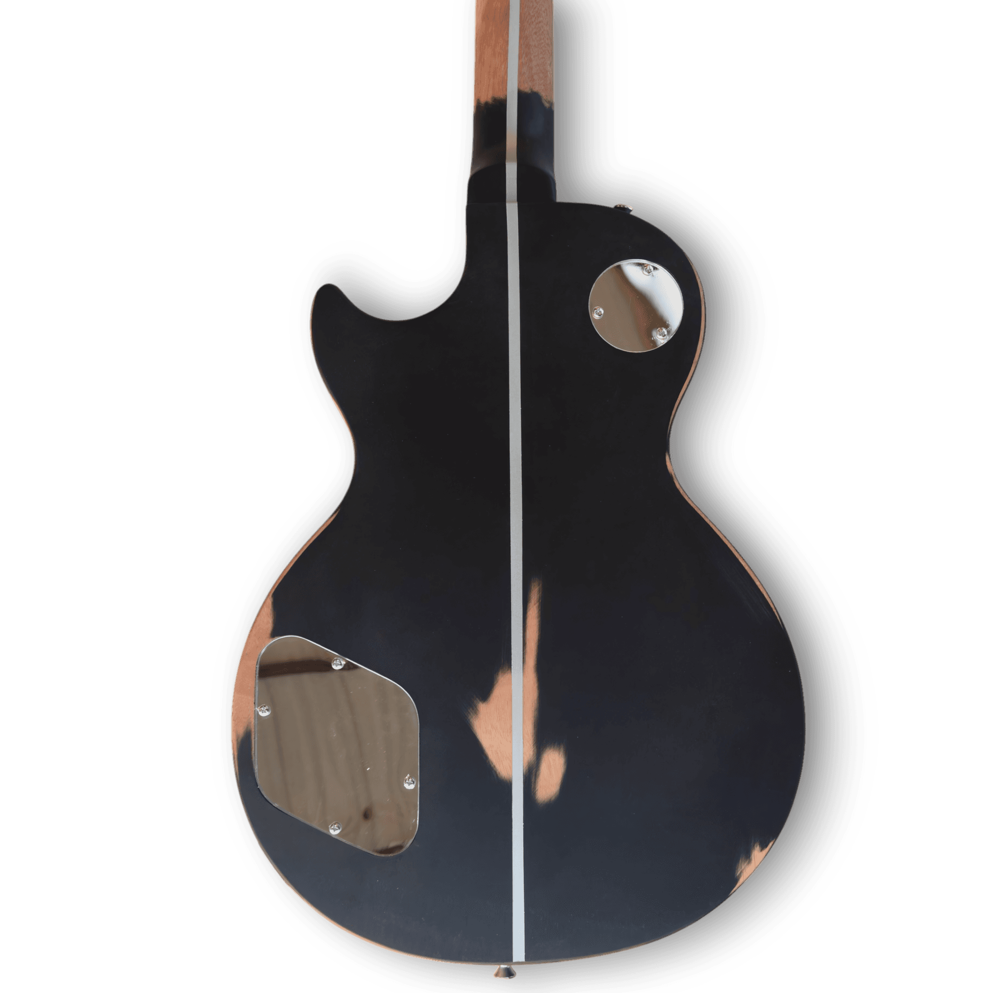 Custom Made Black Matt LP Style Electric Guitar - Image 6