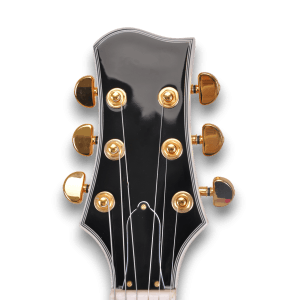 Custom Made Poplar Burl Top Natural Finish 6 Strings Electric Guitar - Image 3