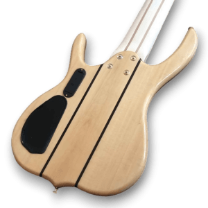 Custom Made Quilted Maple Top 6 String Electric Bass Guitar - Image 5