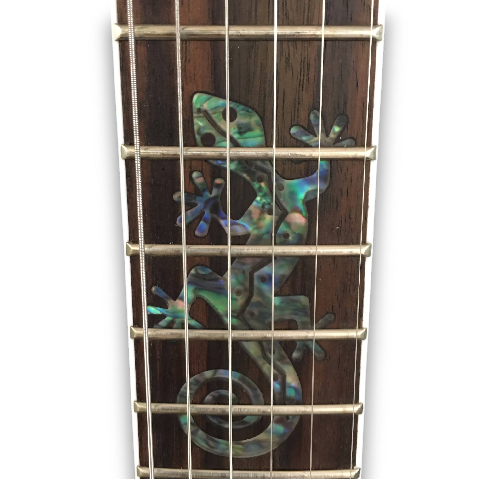 Custom Made Lizard Style Inlay Spalted Maple Top 6 Strings Electric Guitar - Image 3