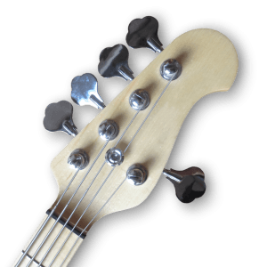 Custom Made Purple Burst Style 5 Strings Electric Bass - Image 3