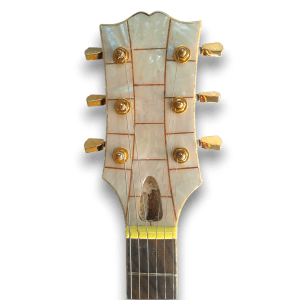Custom Made Mother of Pearl Front LP Style 6 Strings Electric Guitar - Image 4