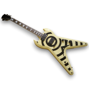 Custom Made Cream Zakk Wylde Style Bullseye 6 Strings Electric Guitar - Image 2