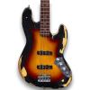 Custom Made Aged Jaco Pastorius Style Sunburst Heavy Relic Style Electric Guitar