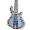 Custom Made 6 Strings Bass Flame Maple Top Patriot Style Neck-Through-Body Electric Bass