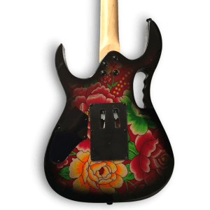 Custom Made Steve Vai Style Floral Pattern Style 6 Strings Electric Guitar - Image 4