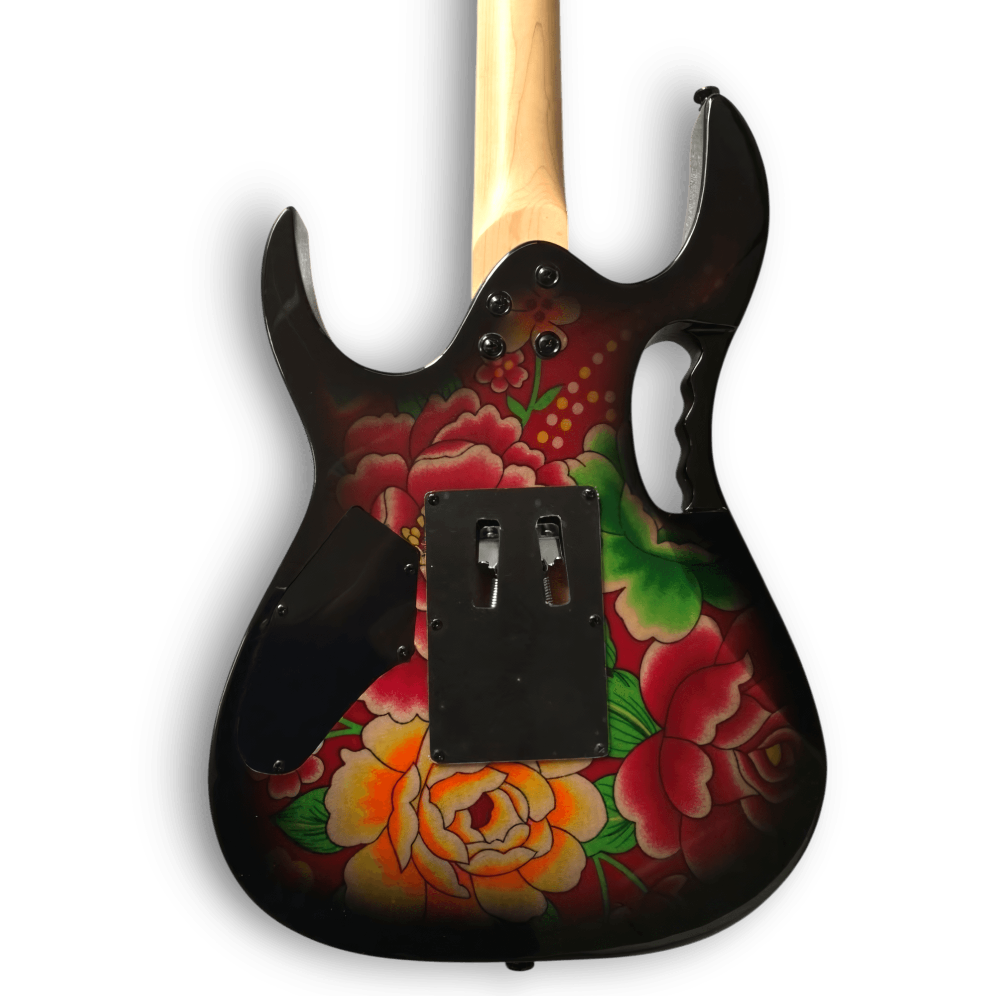 Custom Made Steve Vai Style Floral Pattern Style 6 Strings Electric Guitar - Image 4