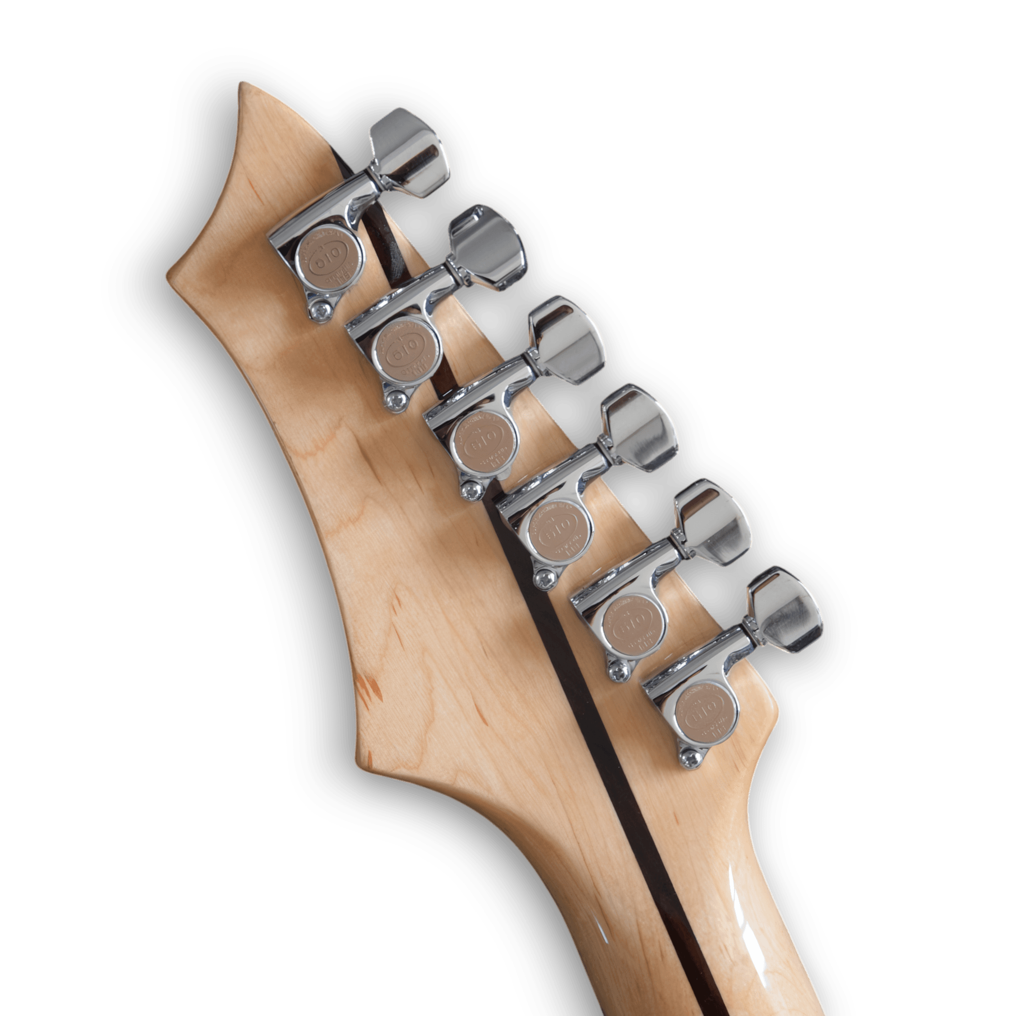Custom Made Semi-Hollow Body Spalted Maple Top Trey Anastasio Style 6 Strings Electric Guitar - Image 9