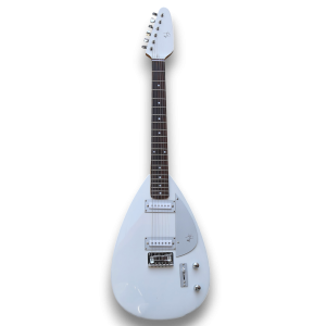 Custom Made Brian Jones Teardrop Style White 6 Strings Electric Guitar