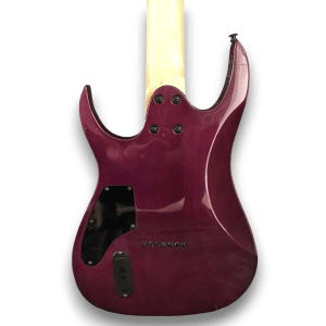 Custom Made Purple Quilted Maple Top 7 Strings Electric Guitar - Image 4