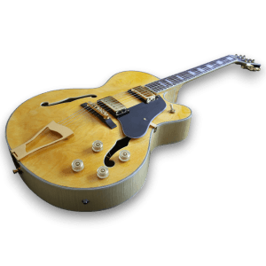 Custom Made Maple Natural Wood Style 6 Strings Electric Guitar - Image 2