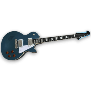 Custom Made Bonamassa Bonabyrd Antique Pelham Blue LP Style 6 Strings Electric Guitar - Image 2