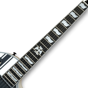 Custom Made Iron Cross Hetfield Style Snow White Guitar Electric Guitar - Image 2