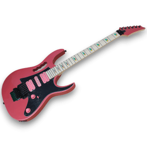 Custom Made Steve Vai Style Shocking Pink Style 6 Strings Electric Guitar - Image 2