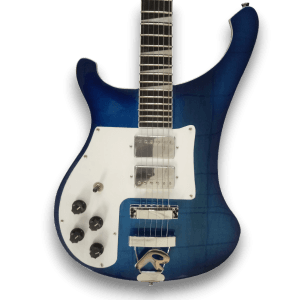 Custom Made Trans Blue Color 4003 Style Left Handed 6 Strings Electric Guitar - Image 2