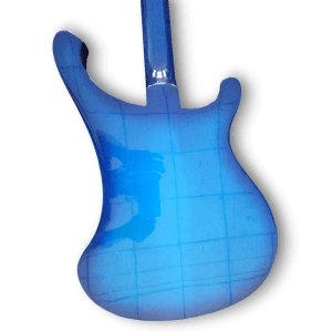 Custom Made Trans Blue Color 4003 Style Left Handed 6 Strings Electric Guitar - Image 6