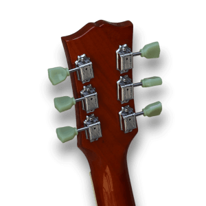 Custom Made Natural Walnut Wood LP Style 6 Strings Electric Guitar - Image 4
