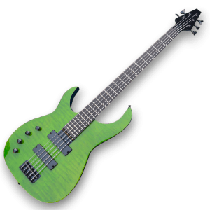 Custom Made Left Handed Green Quilted Maple Top Style 6 Strings Electric Guitar - Image 2