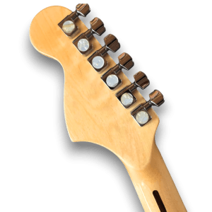 Custom Made Maple Scalloped Fretboard Cream Yellow Strat Style 6 Strings Electric Guitar - Image 7