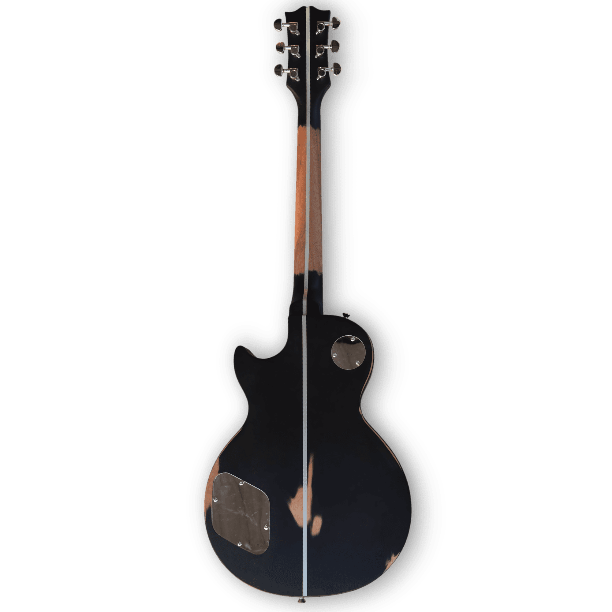 Custom Made Black Matt LP Style Electric Guitar - Image 5
