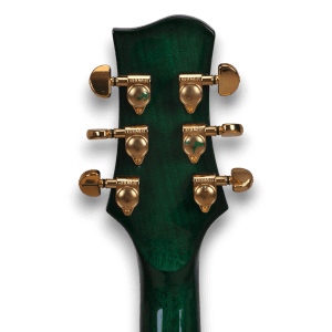 Custom Made Quilted Maple Top Green 6 Strings Electric Guitar - Image 6