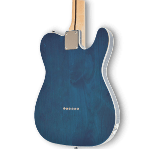 Custom Made Blue Left Handed Tele Style 6 Strings Electric Guitar - Image 5