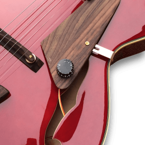 Custom Made Red Hollow Body 6 Strings Electric Guitar - Image 5
