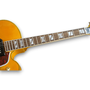 Custom Made Bullion Gold P90 ES295 Style 6 Strings Electric Guitar - Image 2