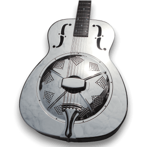 Custom Made 6 Strings Resonator Guitar Metal Body