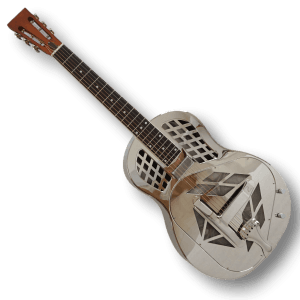Custom Made Resonator Guitar Metal Body 6 Strings Guitar