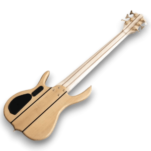 Custom Made Quilted Maple Top 6 String Electric Bass Guitar - Image 4