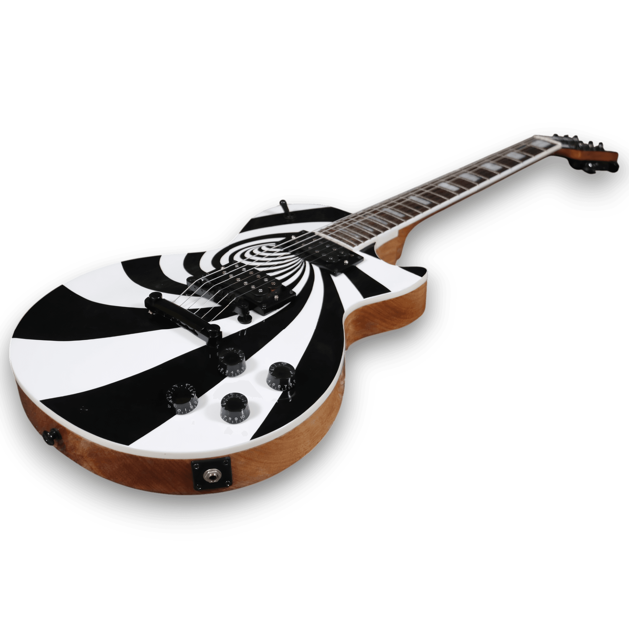 Custom Made White Zakk Wylde LP Style Vertigo 6 Strings Electric Guitar - Image 2