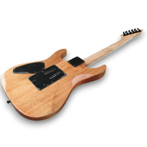 Custom Made Explorer Mahogany Natural Glossy Finish Style Electric Guitar - Image 5