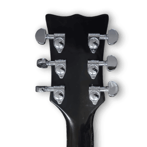 Custom Made Black LP Daniel's Whiskey Style Electric Guitar - Image 6