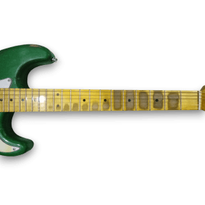 Custom Made Aged Surf Green Heavy Relic Style 6 Strings Electric Guitar - Image 3