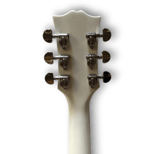 Custom Made LP Style White 6 Strings Electric Guitar - Image 5