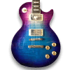 Custom Made Blueberry Burst Flame Maple Top LP Style 6 Strings Electric Guitar