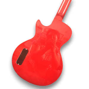 Custom Made Antique Sunburst Varnish LP Junior Style P90 Pickups 6 Strings Electric Guitar - Image 3