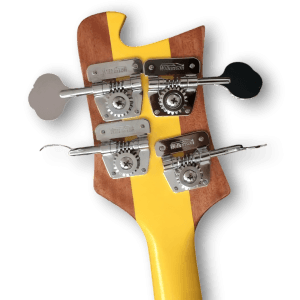 Custom Made Left Handed Chris Squire Style Cream 4001 Style 4 Strings Electric Bass - Image 6