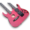 Custom Made Red Crossroads Style 12&6 Strings Acoustic and Electric Guitar