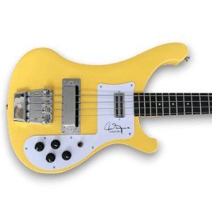 Custom Made Chris Squire Style Cream 4001 Style 4 Strings Electric Bass - Image 2