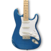 Custom Made Maple Scalloped Fretboard Blue Strat Style 6 Strings Electric Guitar