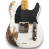 Custom Made Jeff Beck Style White Blonde Heavy Relic Electric Guitar