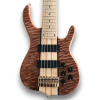 Custom Made Quilted Maple Top Neck Through 6 String Electric Bass Guitar