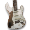 Custom Made Wild West White Heavy Relic Style Electric Guitar