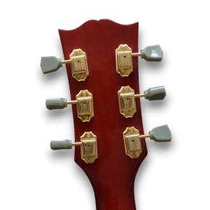 Custom Made Red Slash Snakepit LP Style Flame Maple Top Snake Fretboard Inlay Electric Guitar - Image 6