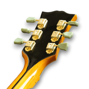 Custom Made Bullion Gold P90 ES295 Style 6 Strings Electric Guitar - Image 5