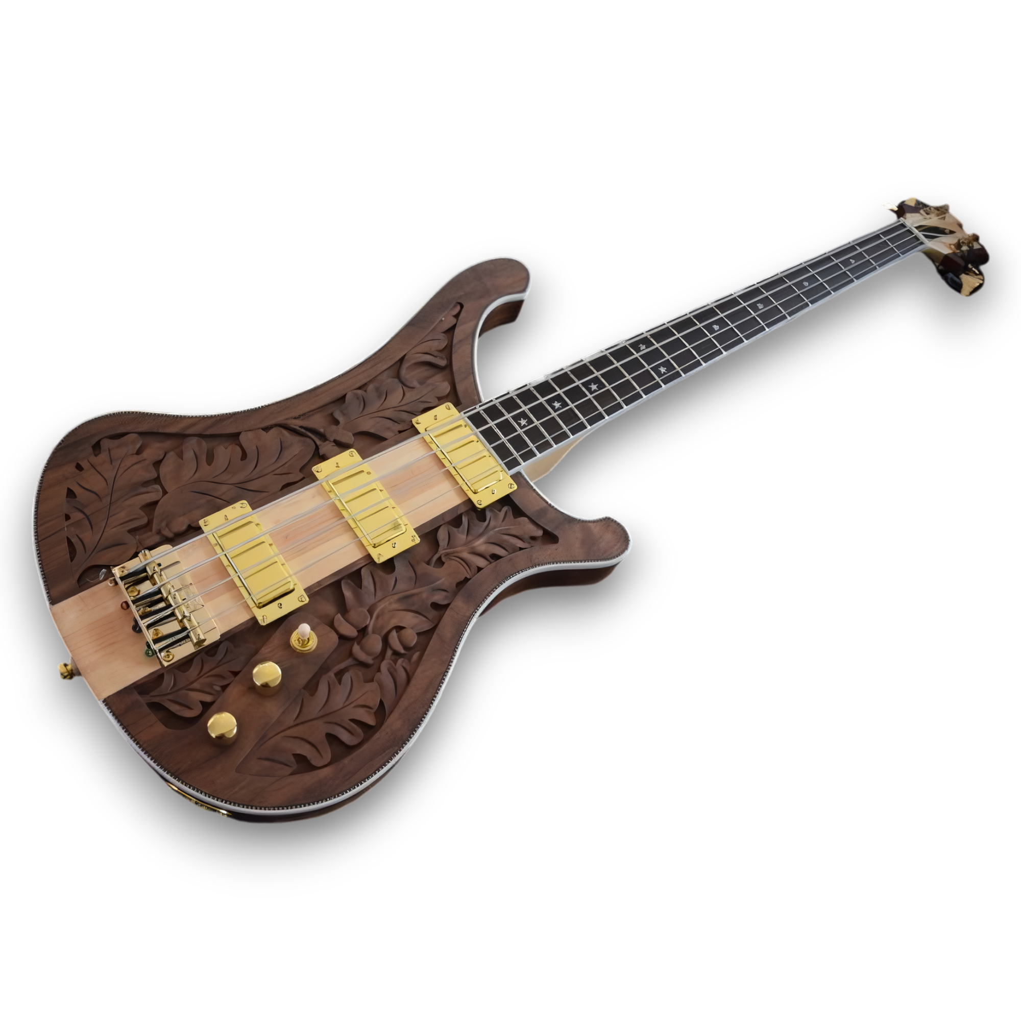 Custom Made 4004LK Neck-Through-Body Lemmy Kilmister Style 4 Strings Electric Bass - Image 3