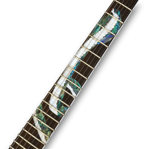 Custom Made Seafoam Slash Snakepit LP Style Flame Maple Top Snake Fretboard Inlay Electric Guitar - Image 4